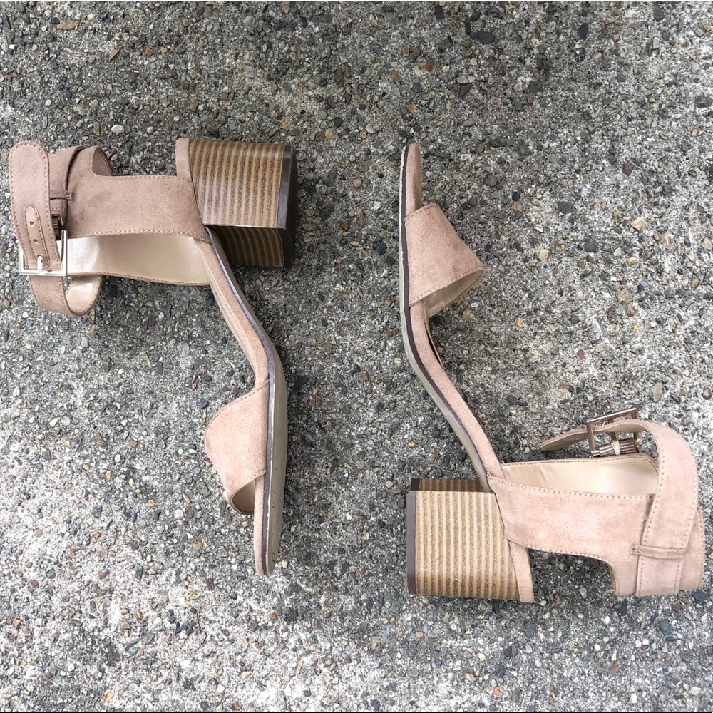 Nude 3 Inch Block Heels ✨